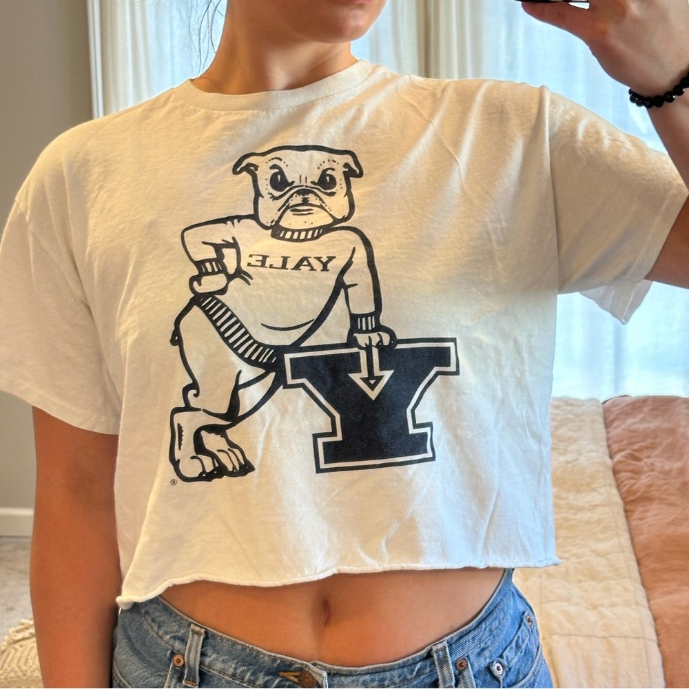 Yale Bulldog Crop Top